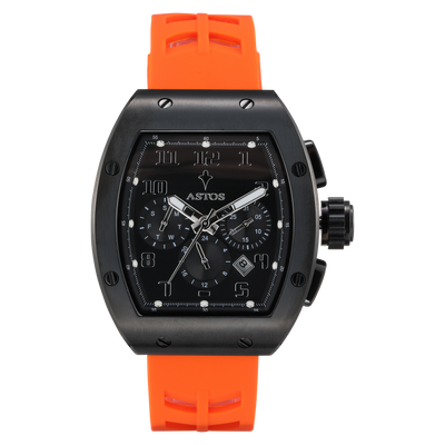 Millionaire 2.0 Black - Orange Strap