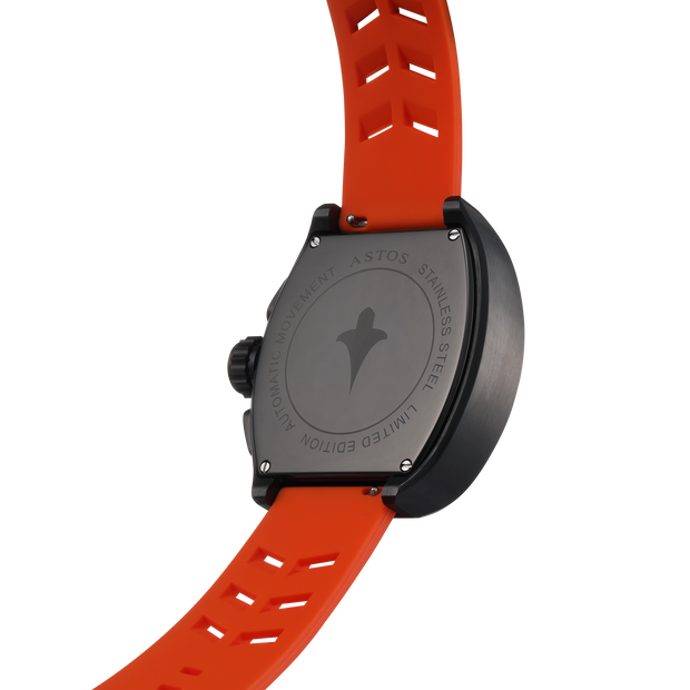 Millionaire 2.0 Black - Orange Strap